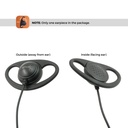 Wirox Listen Only D-Shape Hook Earpiece