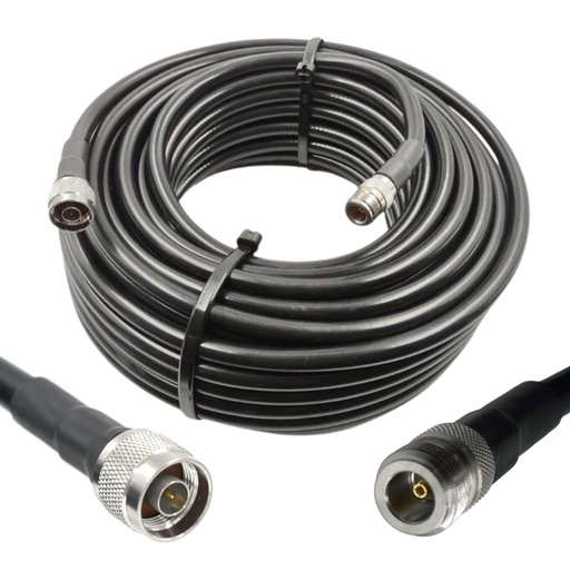 [WRX-23-L400-NMNF] Wirox 23m/75ft (N Male/N Female) LMR400 Equivalent Low Loss Coaxial Cable