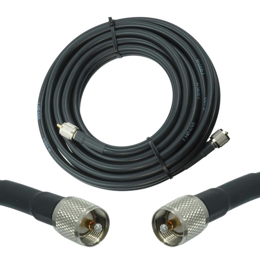 [WRX-9-L400-UMUM] Wirox 9m/30ft (UHF Male/UHF Male) LMR400 Equivalent Coax Cable