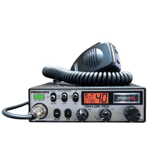 [TXUS403] President Taylor AM CB Radio
