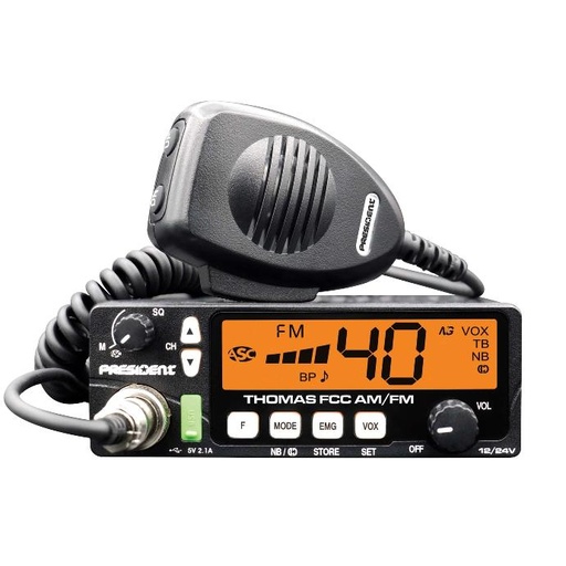 [TXUS093] President Thomas AM/FM CB Radio