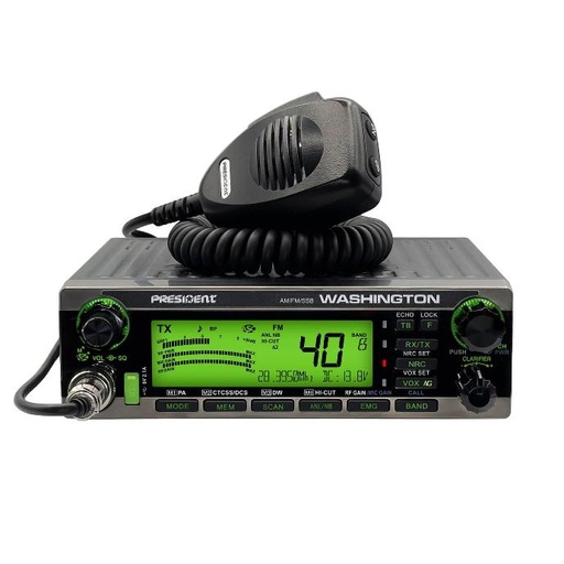 [TXUS902] President Washington 10/12M AM/FM/SSB Radio