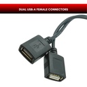 Wirox 12v Bare Leads to Dual USB A Female