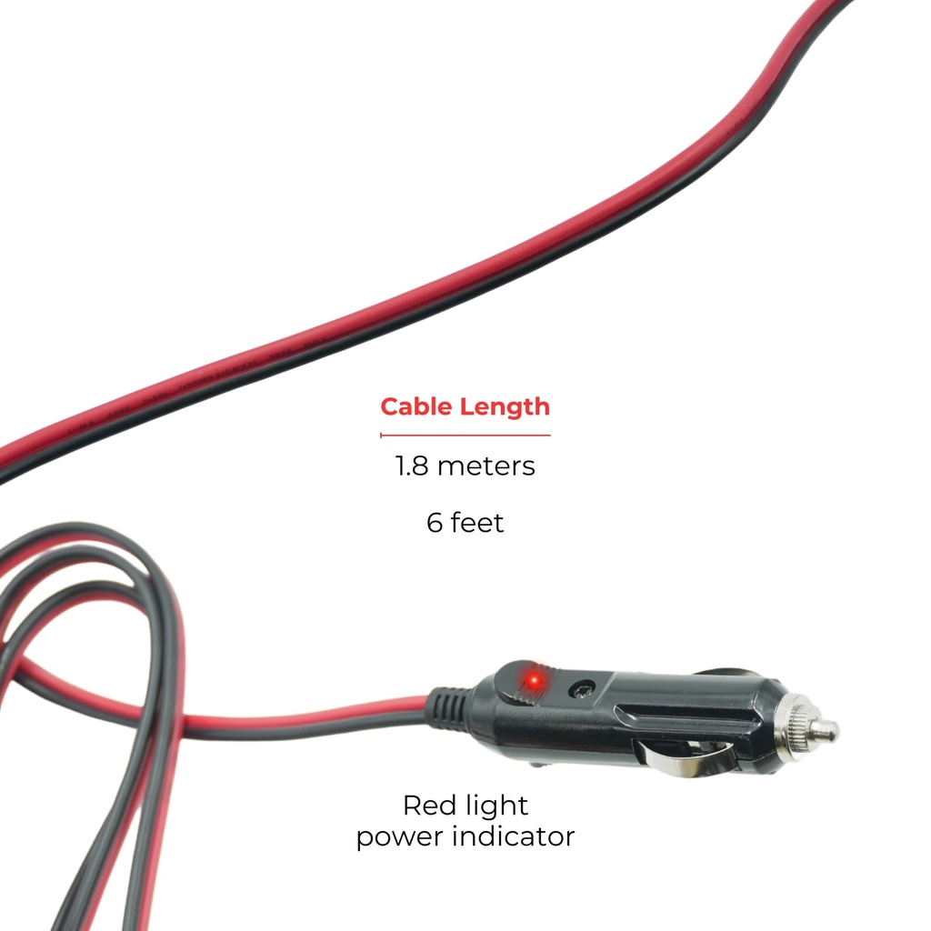 Wirox 1.8m/6ft Motorola Cigarette Power Cable