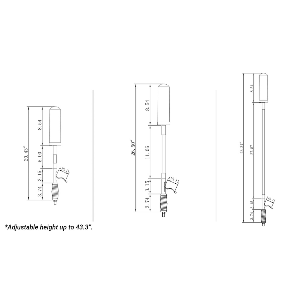SureCall OTR Vehicle Antenna