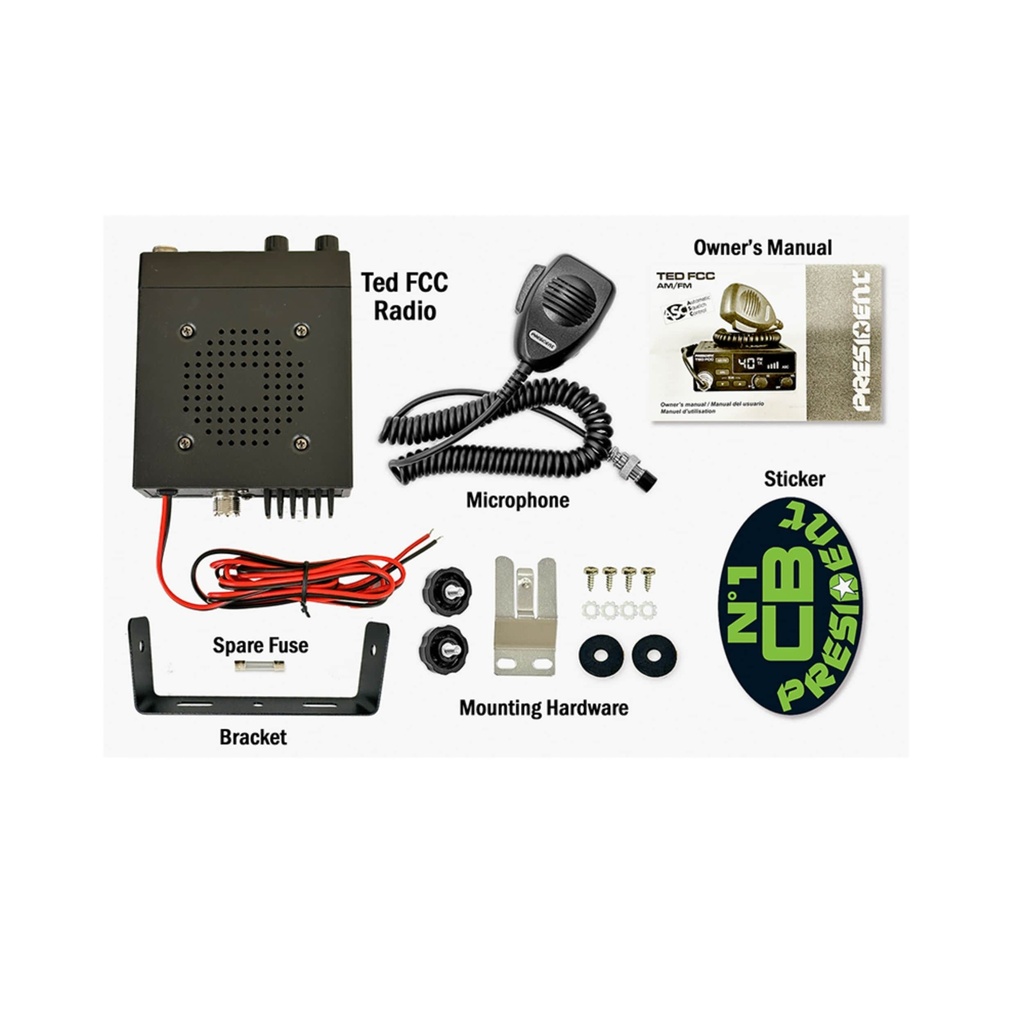 President Ted FCC AM/FM CB Radio