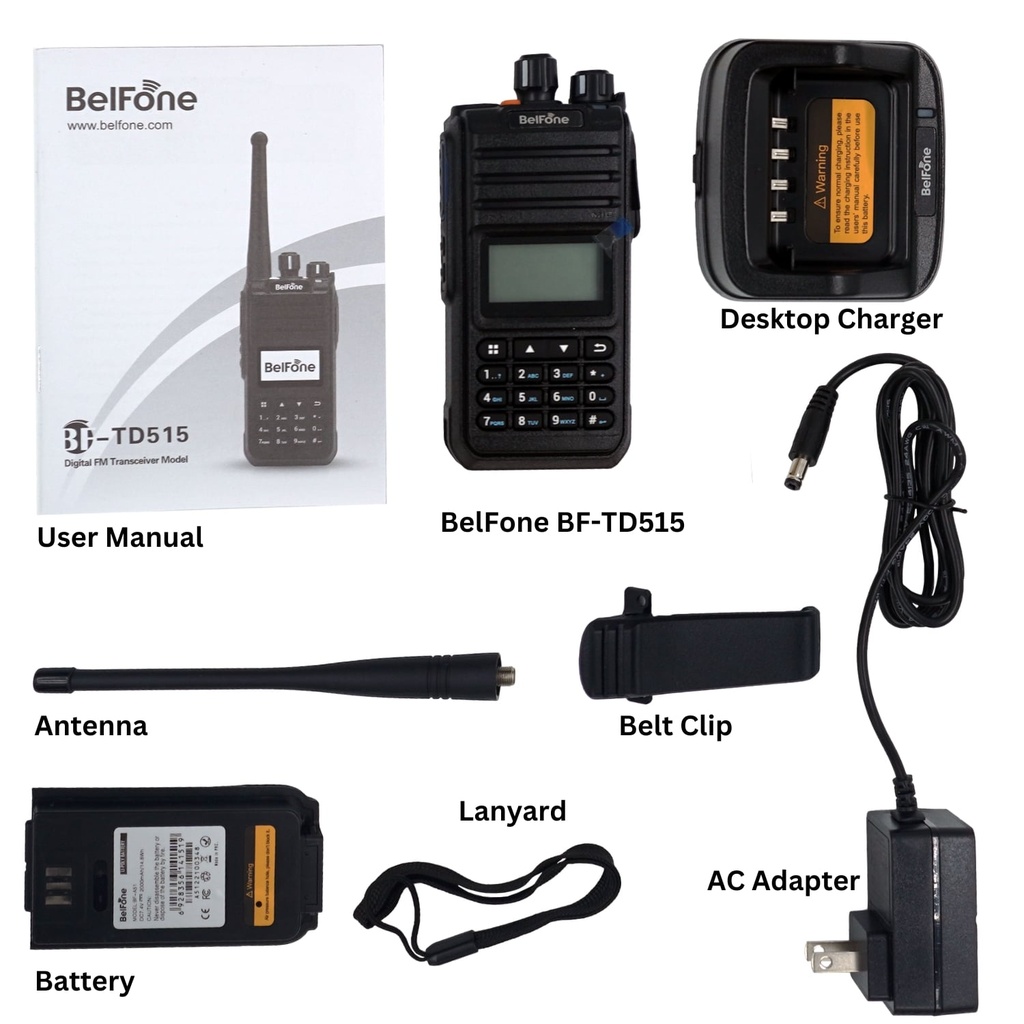 BelFone BF-TD515 VHF Portable Radio