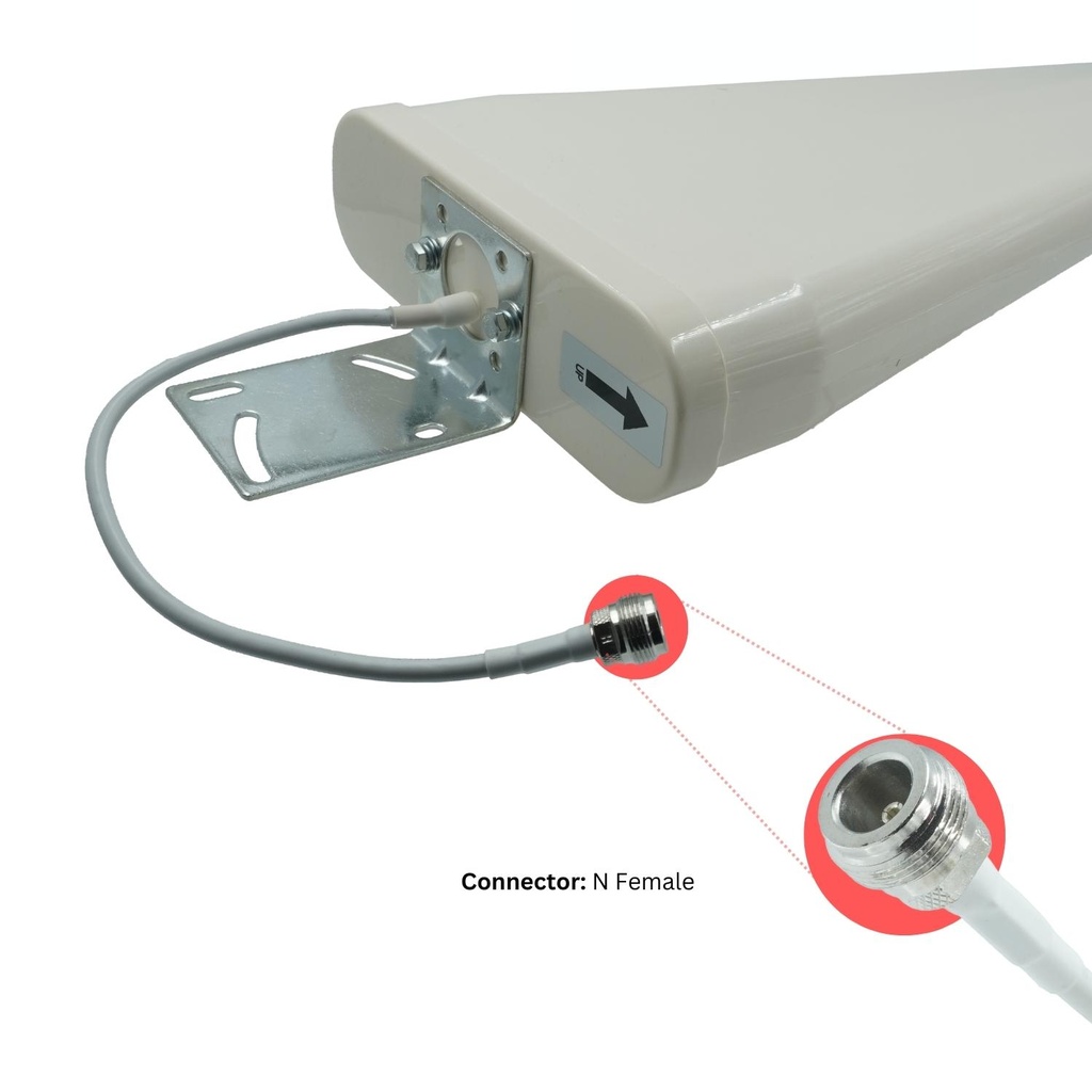 CWS Directional 11 dBi Cellular Antenna (N Female)