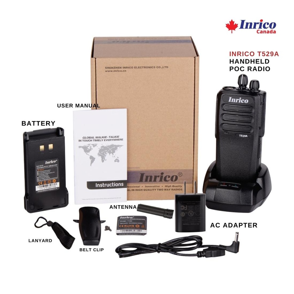Inrico T529A 4G/LTE PoC Device