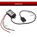 Wirox 12v Bare Leads to USB A Female