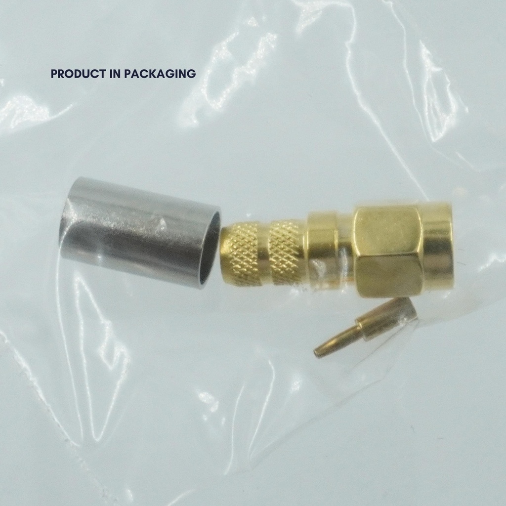 Reverse Polarity SMA Male Connector LMR240