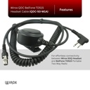 Wirox QD BelFone TD515 Headset Cable With PTT