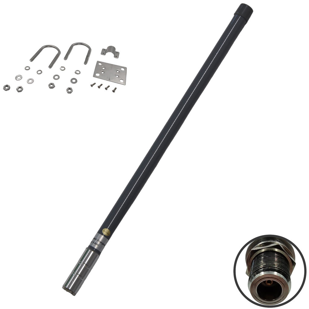Heliumtech 5.8 dBi LoRaWAN Helium 900MHz Fiberglass Antenna (N Female Connector)
