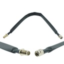 Wirox (RP SMA Male/RP SMA Female) Low Loss Flat Coaxial Window Cable