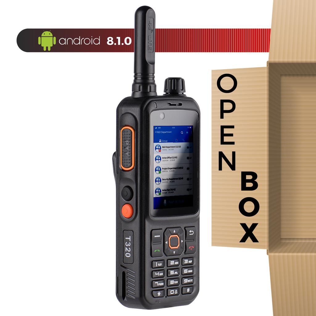 Inrico T320 4G/LTE PoC Portable Radio (Open Box)