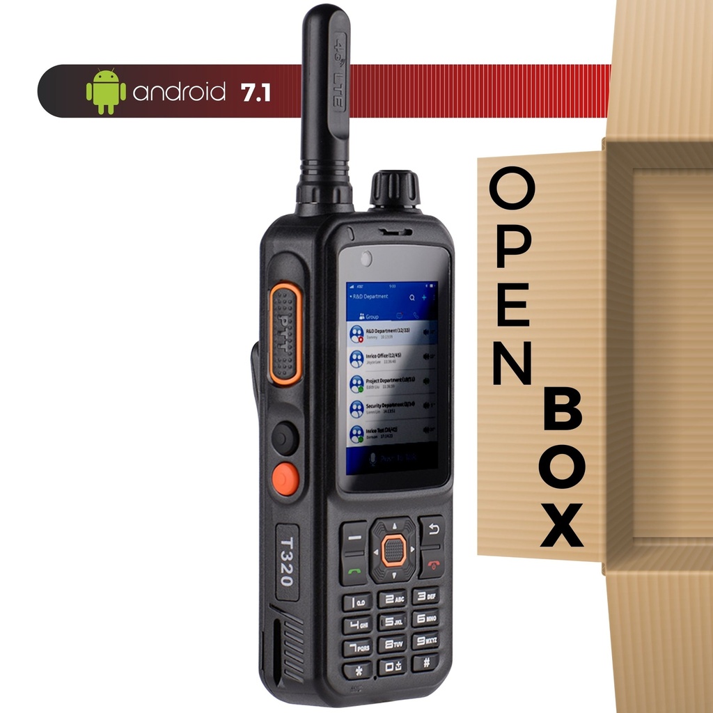 Inrico T320 4G/LTE PoC Portable Radio (Open Box)