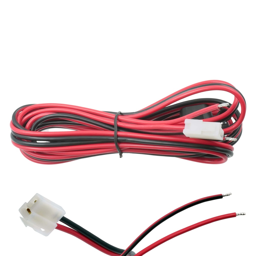 Wirox 3m/10ft Icom/Tad/Belfone Bare Leads Power Cable