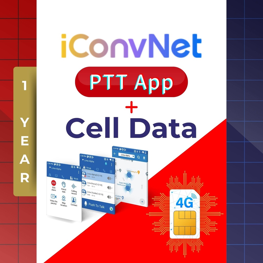 Inrico iConvNet PoC App. + Cellular Data