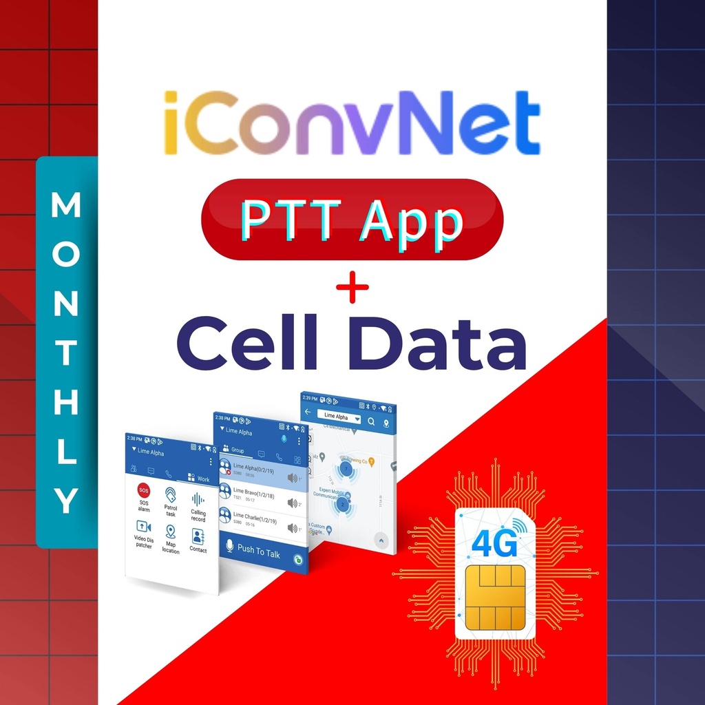 Inrico iConvNet PoC App. + Cellular Data