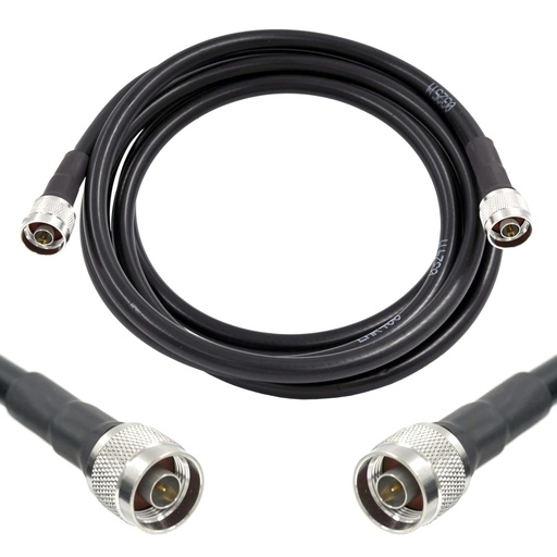 [10FNMNM] Wirox 3m/10ft (N Male/N Male) LMR400 Equivalent Low Loss Coaxial Cable