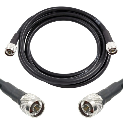 [WRX-3-L400-NMNM] Wirox 3m/10ft (N Male/N Male) LMR400 Equivalent Low Loss Coaxial Cable