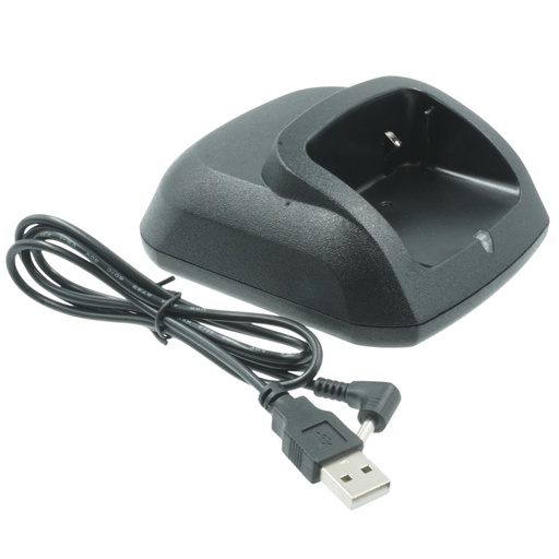 [CB-T522A / IC-21F + DC-T92] Inrico T522A Charging Base with Barrel Connector
