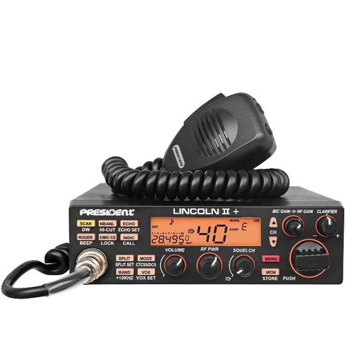[TXUS041] President Lincoln II+ AM/FM/SB/CW 10M Radio