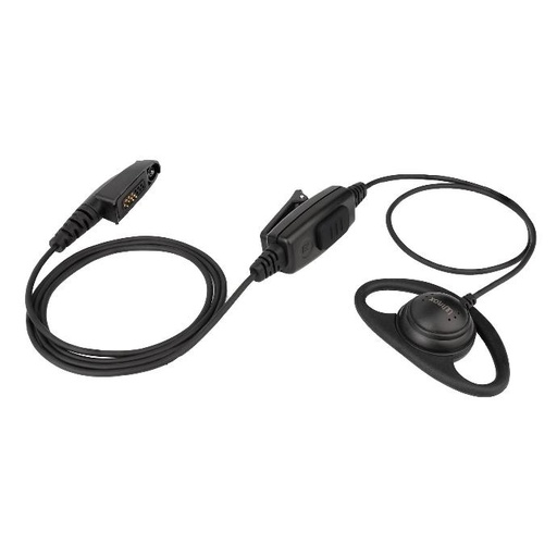 [EM-3229A-M3] Wirox Inrico Universal D-Shape 1 Wire Earpiece