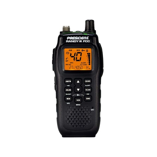 [TXUS722] President Randy III FCC AM/FM CB Radio